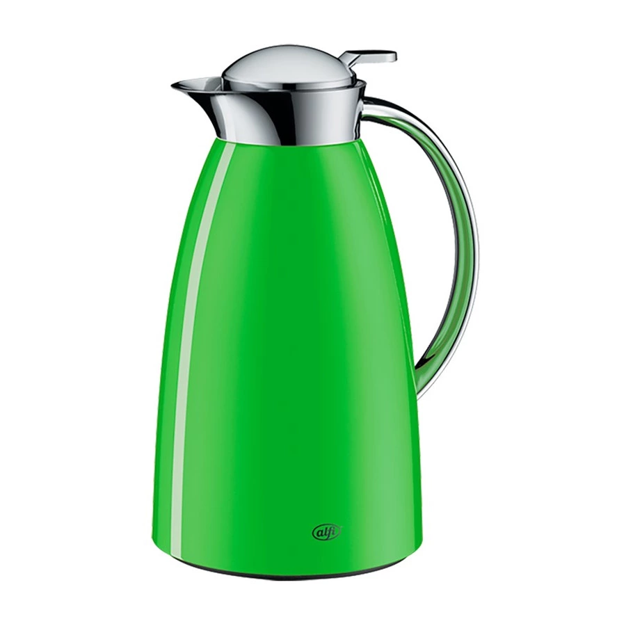 Термокувшин вакуумный со стеклянной колбой Alfi Gusto 1 л, зеленый, сталь нержавеющая, п/к (485145)