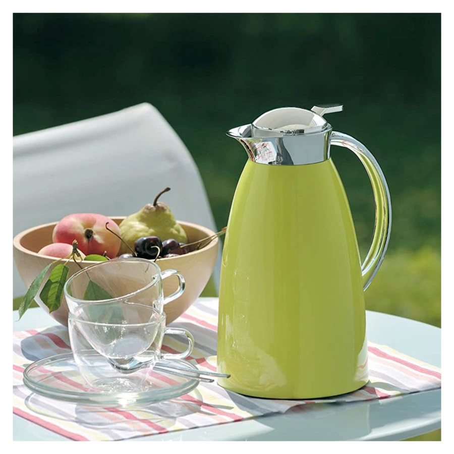 Термокувшин вакуумный со стеклянной колбой Alfi Gusto 1 л, светло-зеленый, сталь нержавеющая, п/к (4