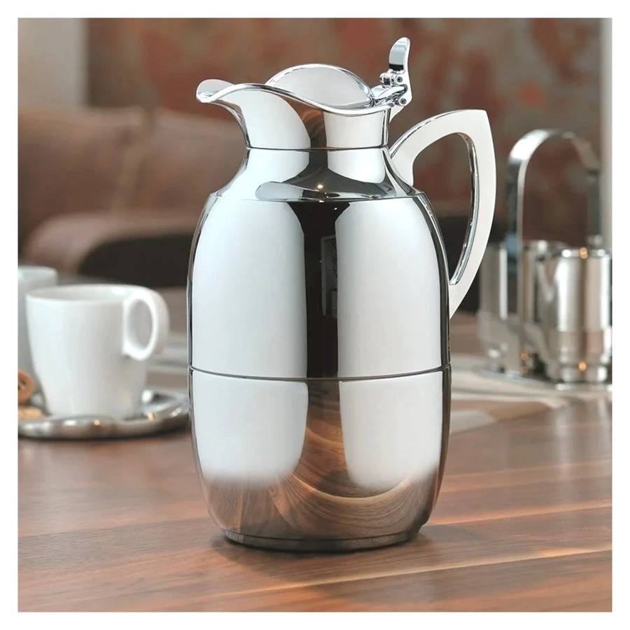 Термокувшин вакуумный со стеклянной колбой Alfi Juwel 750 мл, серебристый, сталь нержавеющая, п/к (5