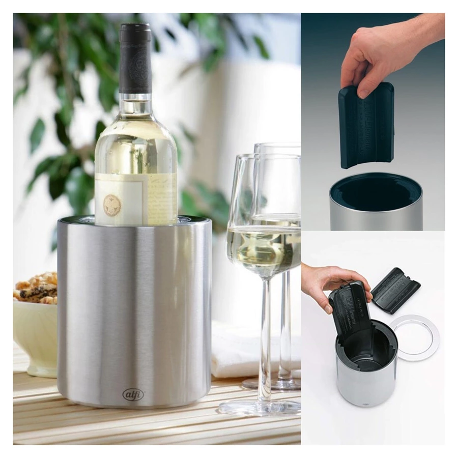 Ведро для бутылок с аккумулятором холода Alfi IcePod, сталь нержавеющая, п/к (451263)