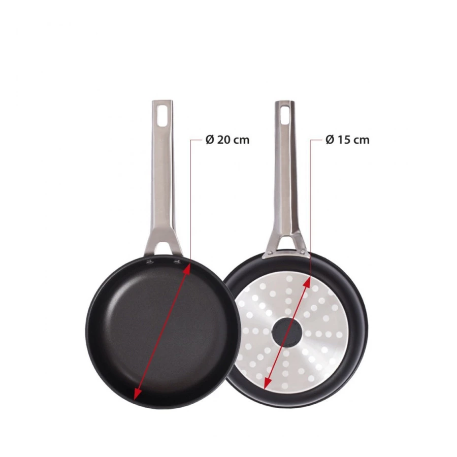 Сковорода индукционная Valira Aire 20х5,2 см, литой алюминий