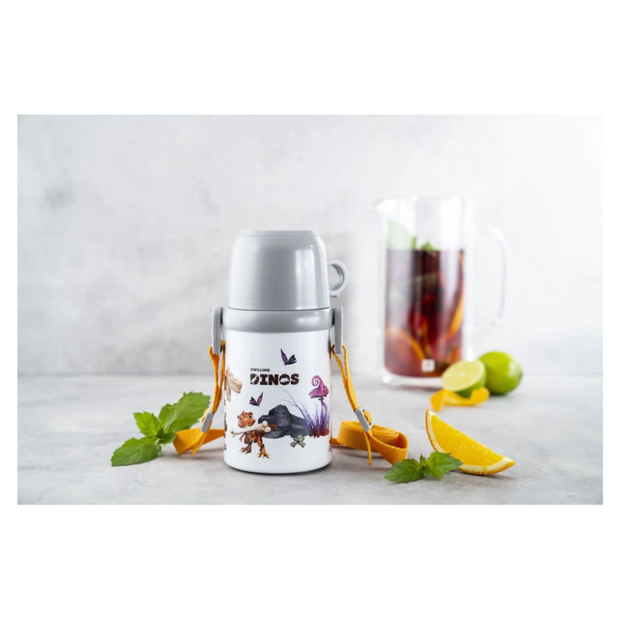 Термос детский Zwilling Dinos 380 мл, сталь нержавеющая, белый, п/к