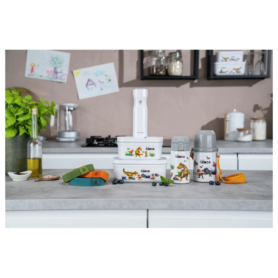 Термос детский Zwilling Dinos 380 мл, сталь нержавеющая, белый, п/к