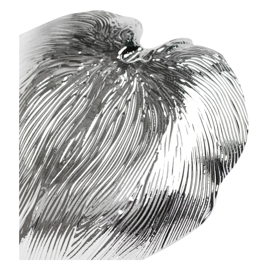 Чаша Argenesi Foglia 15 см, красная, стекло