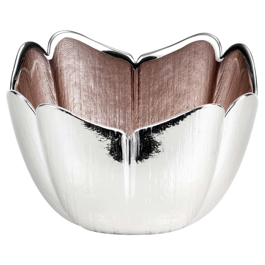 Чаша Argenesi Tulipano 14х8,5 см, бледно-розовая, стекло