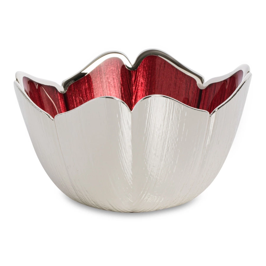 Чаша Argenesi Tulipano 22х10 см, бледно-розовая, стекло