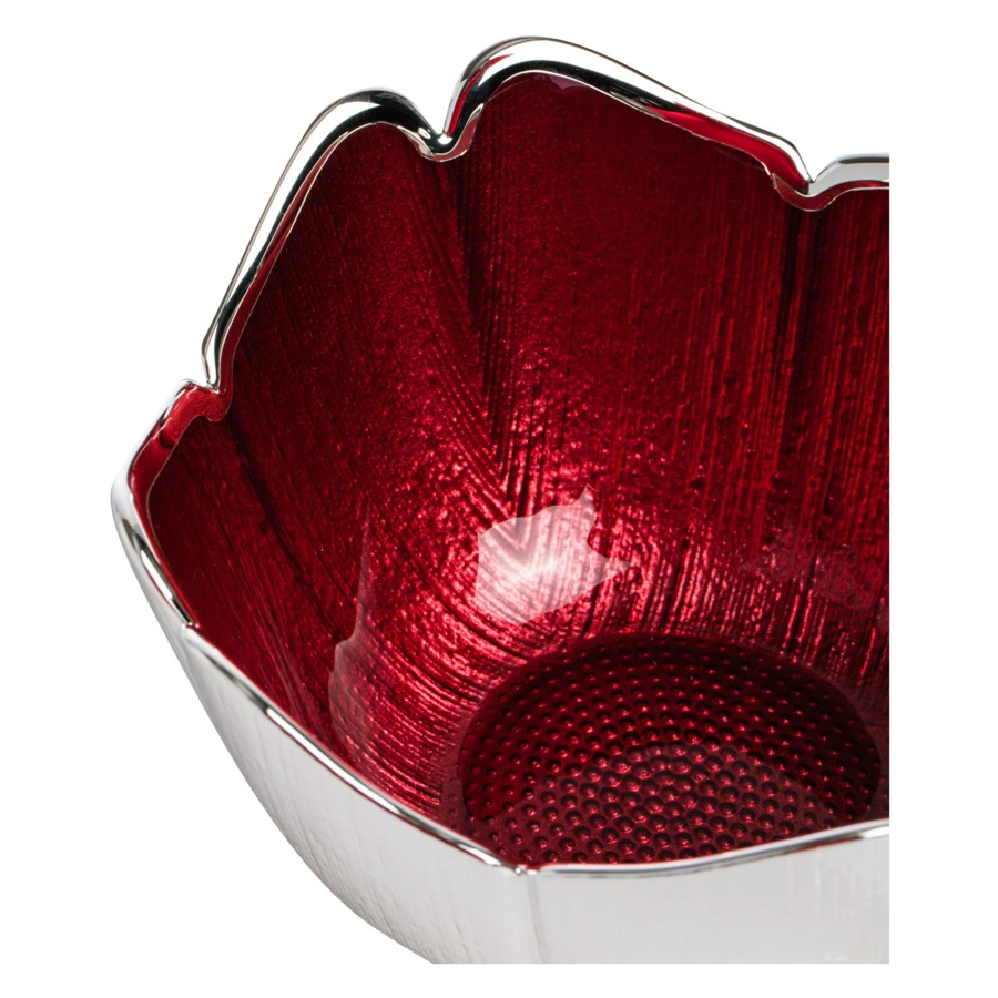 Чаша Argenesi Tulipano 22х10 см, бледно-розовая, стекло