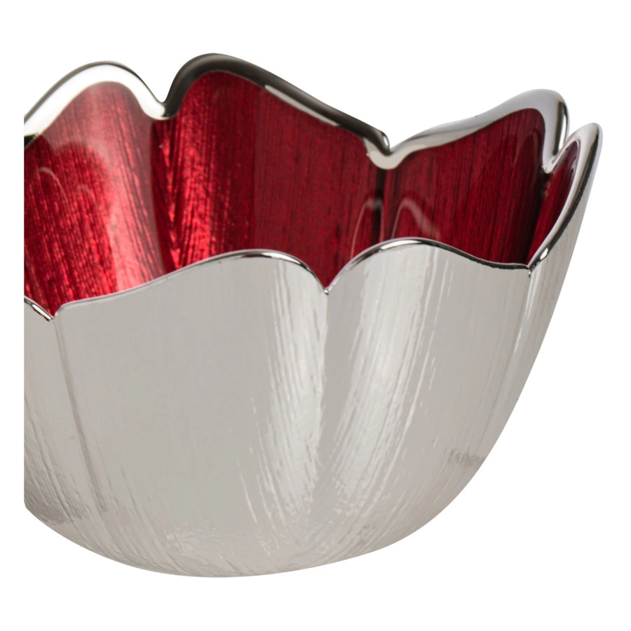 Чаша Argenesi Tulipano 22х10 см, бледно-розовая, стекло