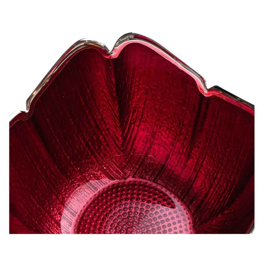 Чаша Argenesi Tulipano 22х10 см, бледно-розовая, стекло