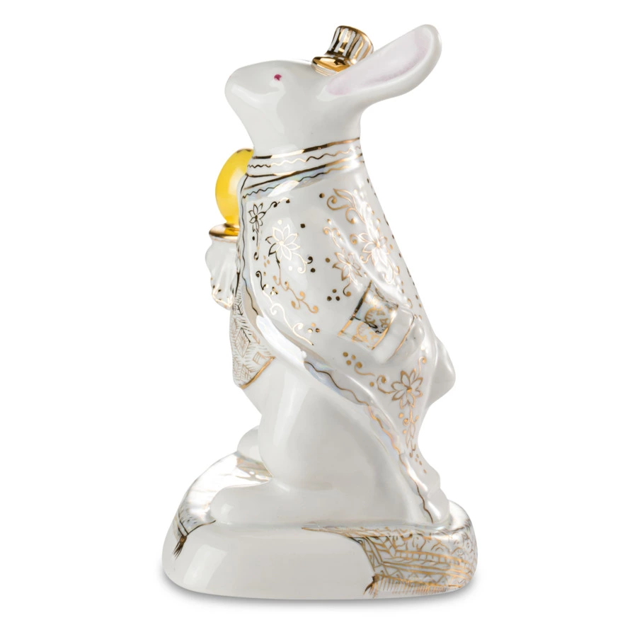 Скульптура Франц Гарднер в Вербилках Кролик Дворецкий белая, фарфор, п/к