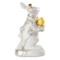 Скульптура Франц Гарднер в Вербилках Кролик Дворецкий белая, фарфор, п/к
