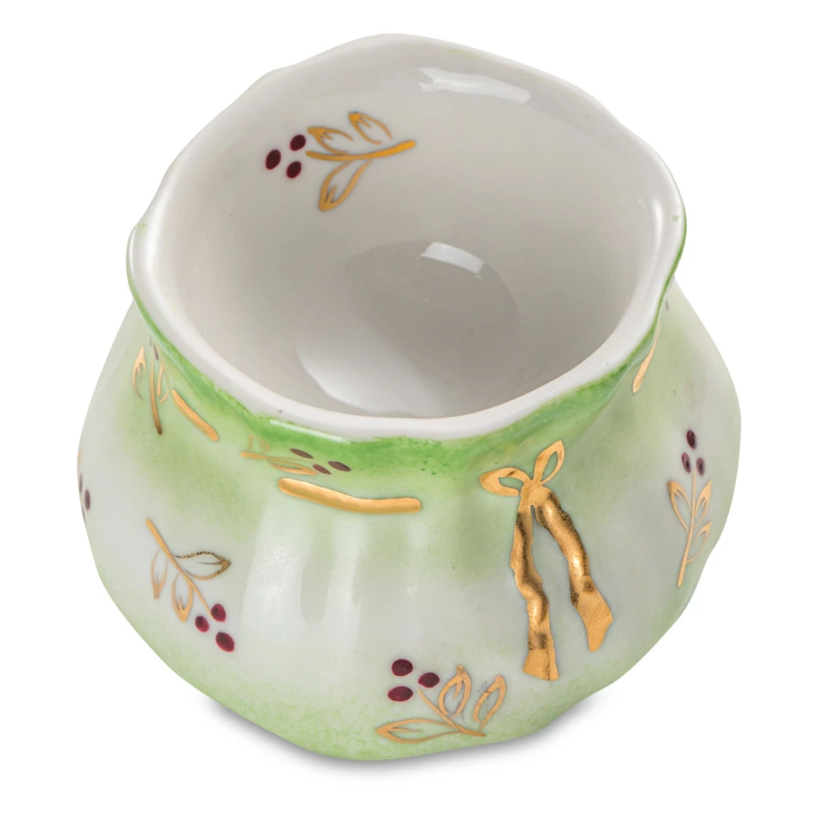 Подставка под яйцо Франц Гарднер в Вербилках Мешочек белая, фарфор, п/к