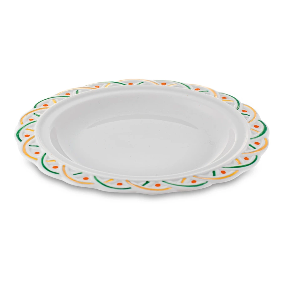 Масленка Франц Гарднер в Вербилках Курочка ряба белая, фарфор твердый, п/к