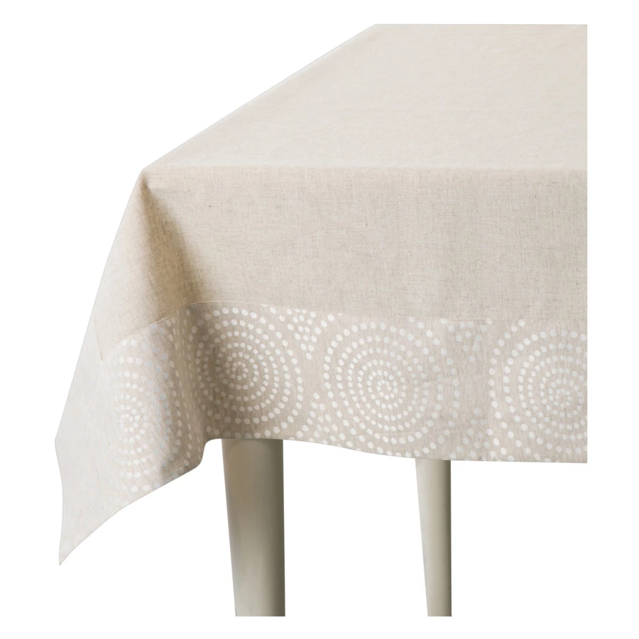 Скатерть прямоугольная Mix&Match Home Меридиан 150х350 см, лен, п/к