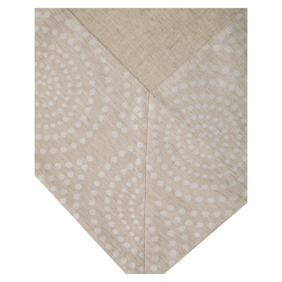 Скатерть прямоугольная Mix&Match Home Меридиан 150х350 см, лен, п/к