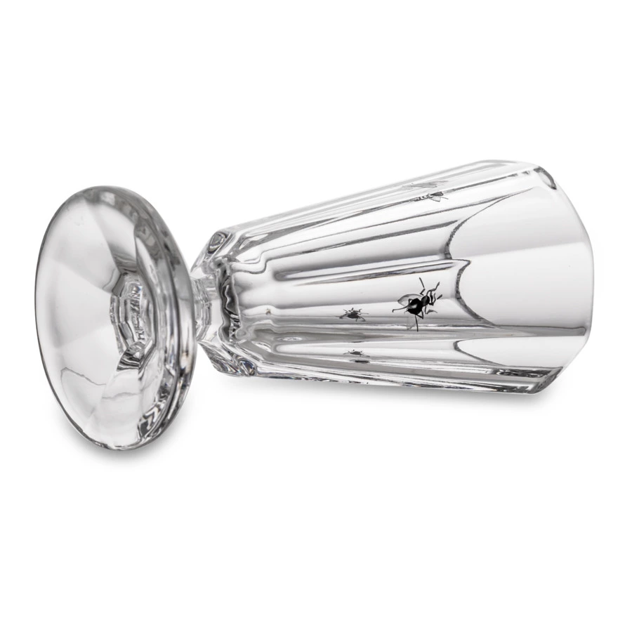 Набор рюмок-лафитников Бахметевъ1764 Под мухой 50 мл, 5 шт, хрусталь, ручная роспись - Sale