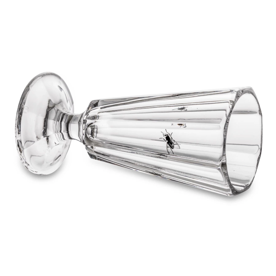 Набор рюмок-лафитников Бахметевъ1764 Под мухой 50 мл, 5 шт, хрусталь, ручная роспись - Sale