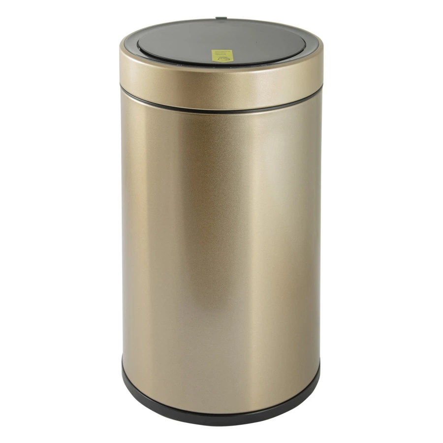 Ведро для мусора сенсорное ЕКО Docomo X 12 л, сталь нержавеющая, шампань - Sale