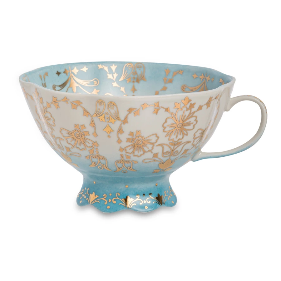 Чашка чайная с блюдцем Франц Гарднер в Вербилках Шахерезада 270 мл, фарфор твердый