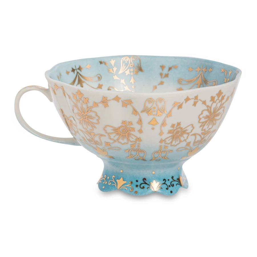 Чашка чайная с блюдцем Франц Гарднер в Вербилках Шахерезада 270 мл, фарфор твердый