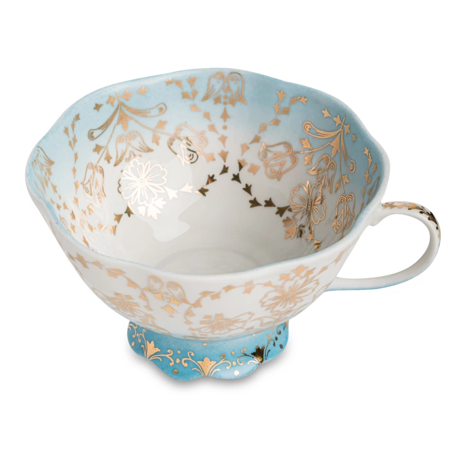 Чашка чайная с блюдцем Франц Гарднер в Вербилках Шахерезада 270 мл, фарфор твердый