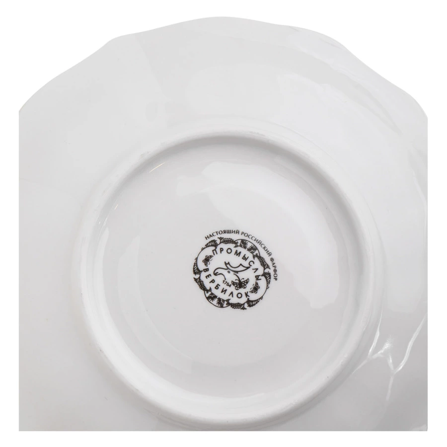 Чашка чайная с блюдцем Франц Гарднер в Вербилках Золотая вуаль, фарфор твердый