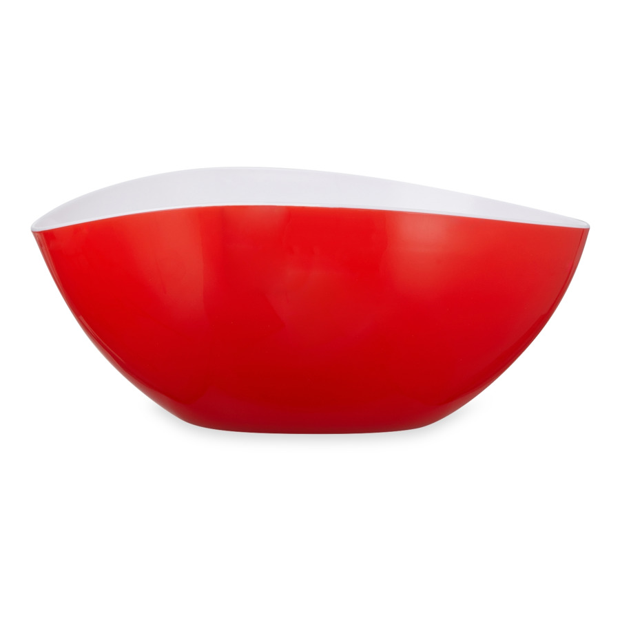 Салатник круглый WO HOME VALENCIA 31X28X11,5 см, пластик, красный