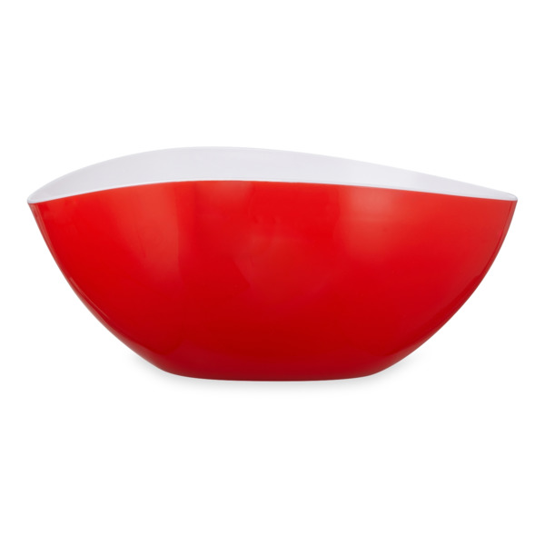 Салатник круглый WO HOME VALENCIA 31X28X11,5 см, пластик, красный