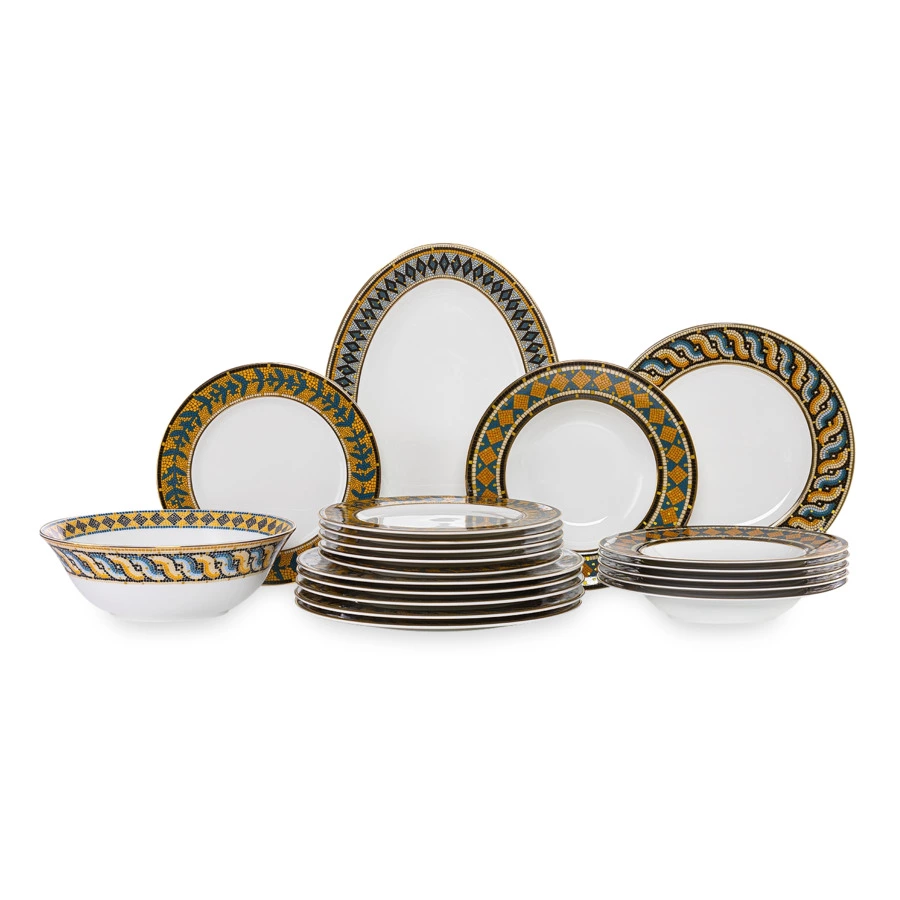 Сервиз столовый Mix&Match Home Олимп на 6 персон 20 предметов, фарфор