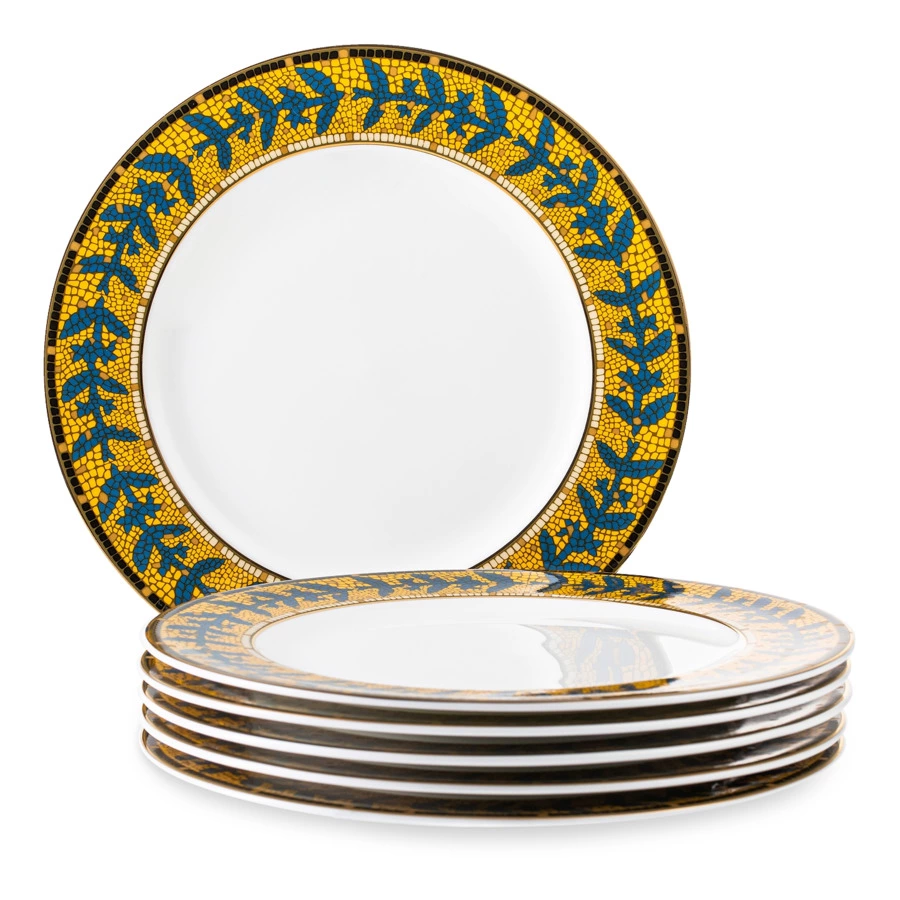 Набор тарелок закусочных Mix&Match Home Олимп 23 см, 6 шт, фарфор