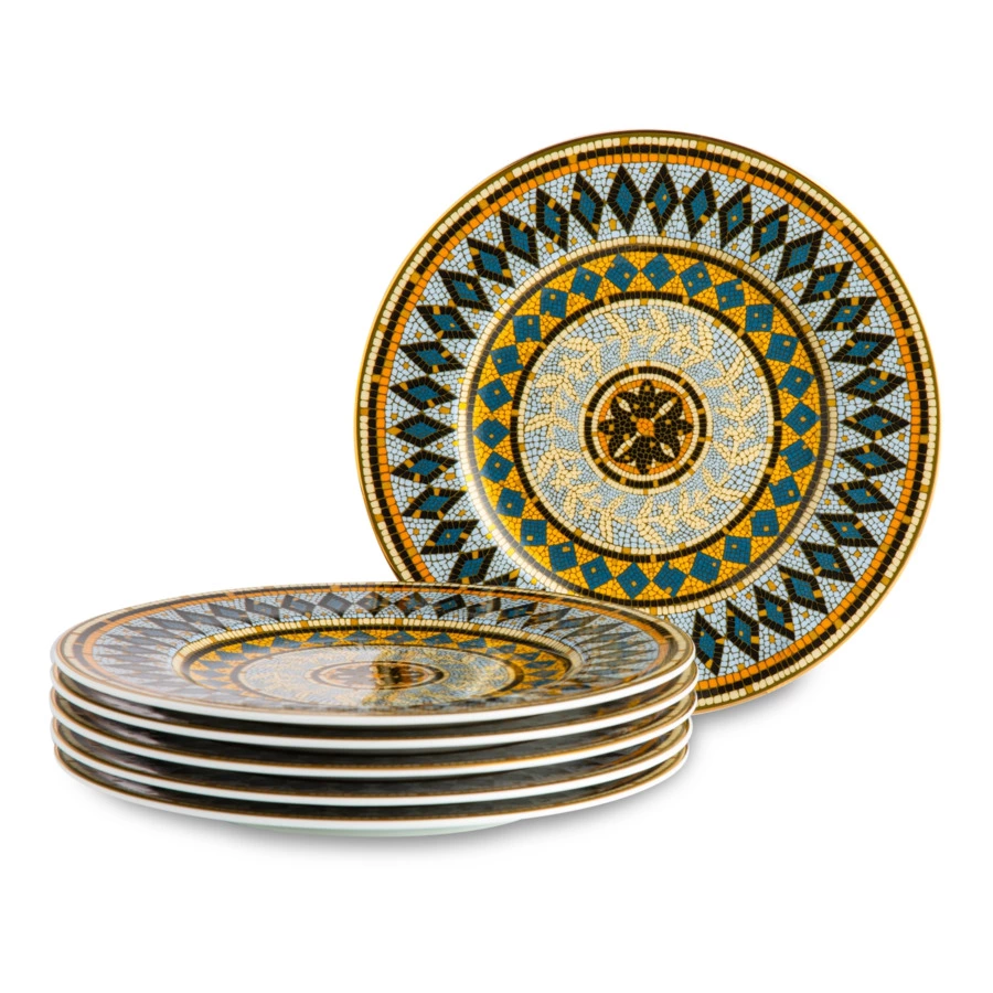 Набор тарелок десертных Mix&Match Home Олимп 20,5 см, 6 шт, фарфор