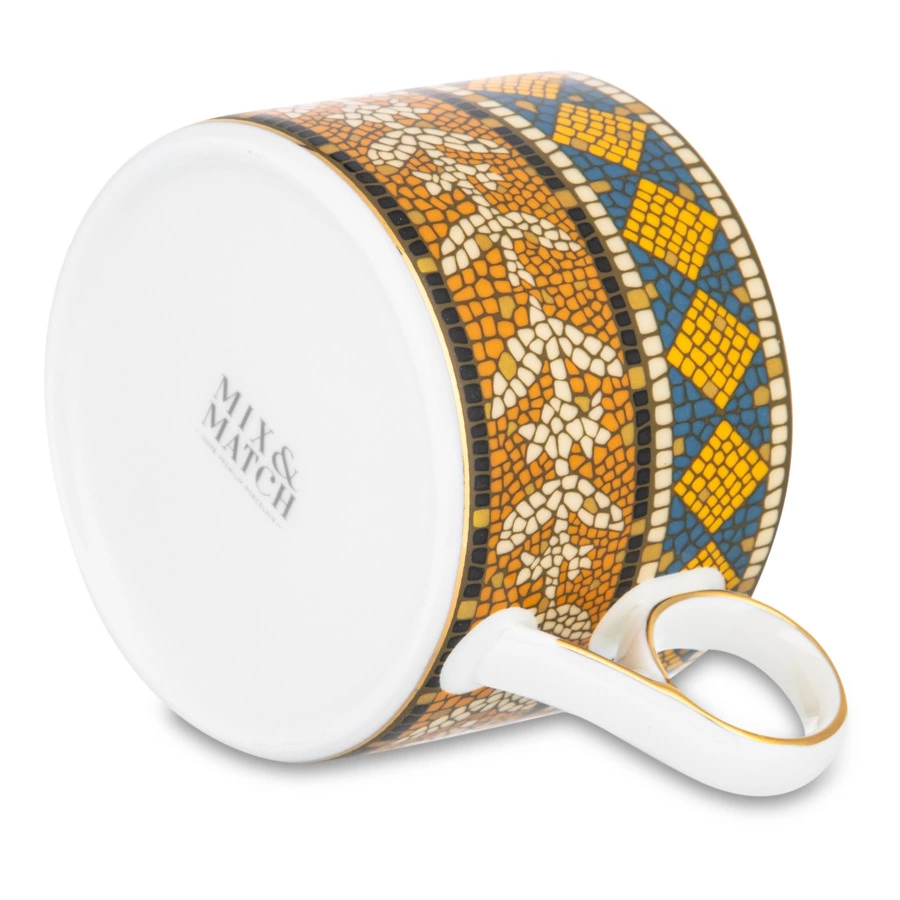 Набор эгоист Mix&Match Home Олимп, чайник 300 мл, чашка чайная 200 мл, блюдце 16 см, п/к