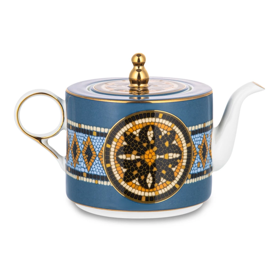 Набор эгоист Mix&Match Home Олимп, чайник 300 мл, чашка чайная 200 мл, блюдце 16 см, п/к