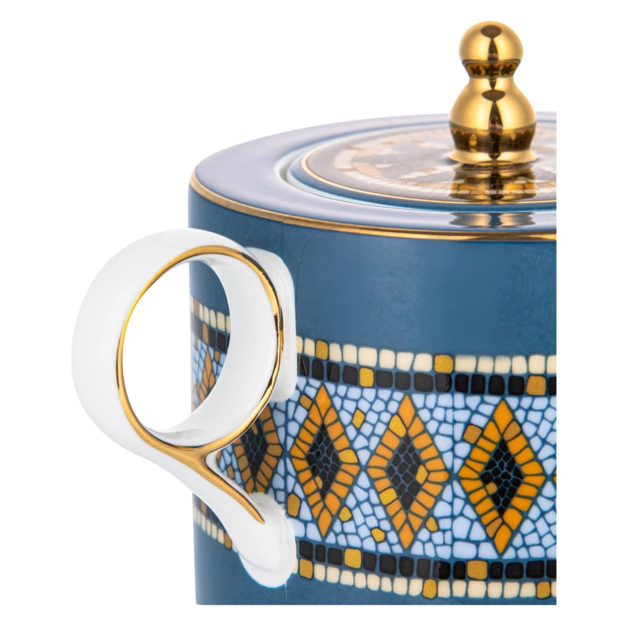 Набор эгоист Mix&Match Home Олимп, чайник 300 мл, чашка чайная 200 мл, блюдце 16 см, п/к