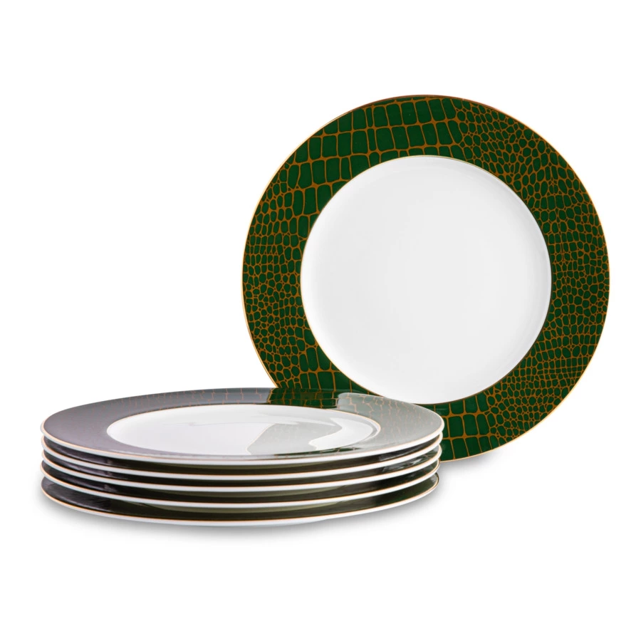 Набор тарелок обеденных Mix&Match Home Сафари 27 см, 6 шт, фарфор