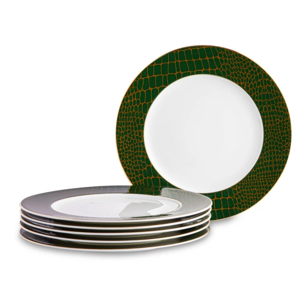 Набор тарелок обеденных Mix&Match Home Сафари 27 см, 6 шт, фарфор