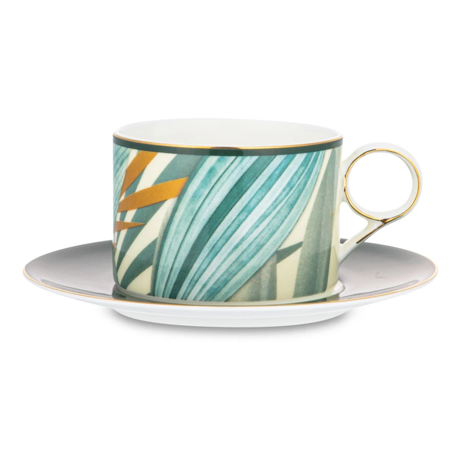 Набор эгоист Mix&Match Home Сафари, чайник 300 мл, чашка чайная 200 мл, блюдце 16 см, п/к