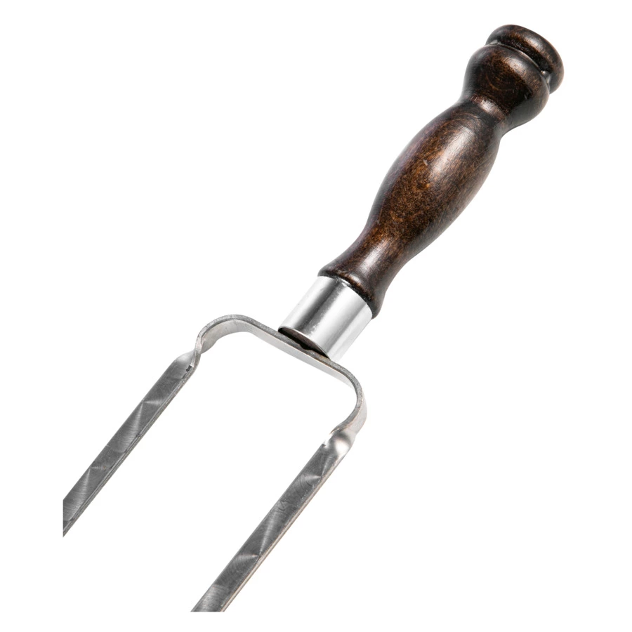 Набор шампуров с ножом в кожаном колчане Williams Oliver Волк №2 50 см, 8 предметов, сталь