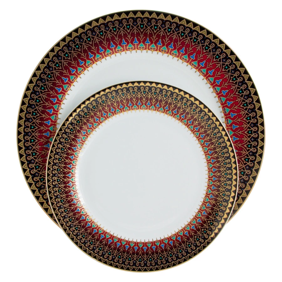 Сервиз столовый Midori Бухара 50 предметов на 12 персон, фарфор твердый, п/к