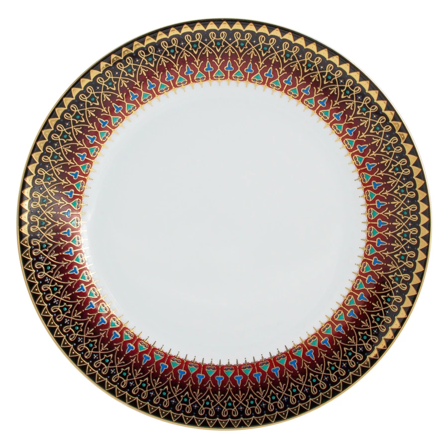 Сервиз столовый Midori Бухара 50 предметов на 12 персон, фарфор твердый, п/к