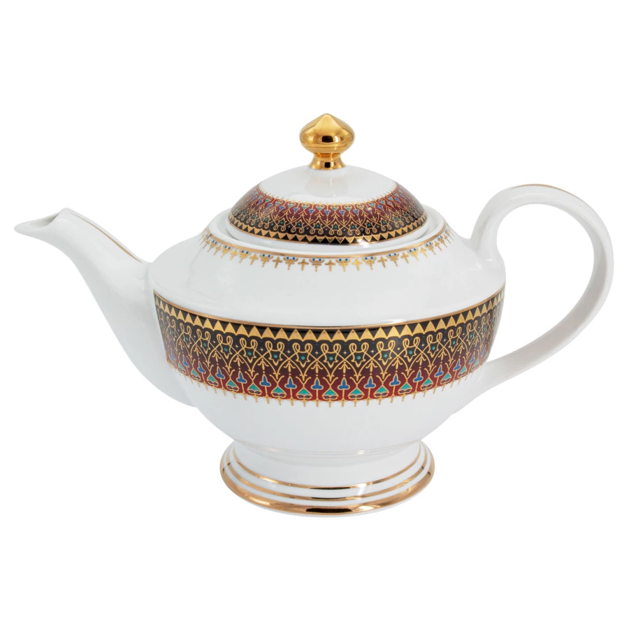 Сервиз чайный  Midori Бухара 42 предмета на 12 персон, фарфор твердый, п/к