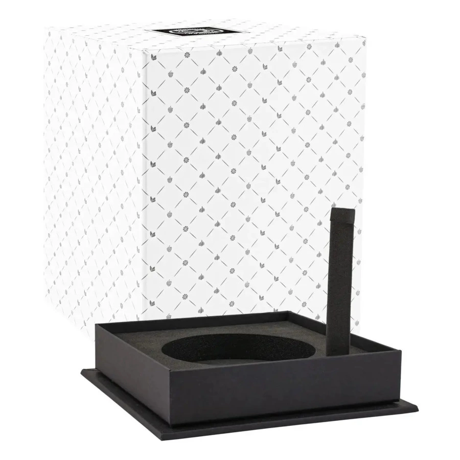 Стакан с подстаканником в футляре Кольчугинский мельхиор 70 лет Советский с чернением и позолотой, н