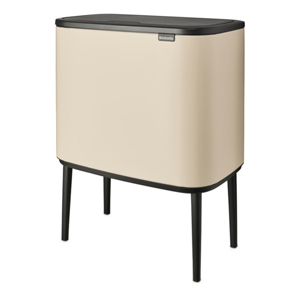 Бак для раздельного мусора Brabantia Touch Bin Bo 68 см 11+23 л, сталь нержавеющая, графитовый