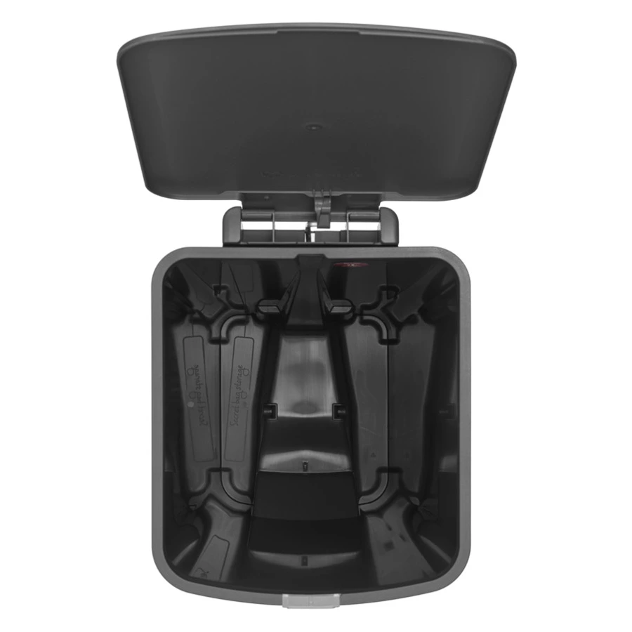 Бак для мусора с педалью Brabantia Step Up 66,6см, 40 л, пластик, темно-серый