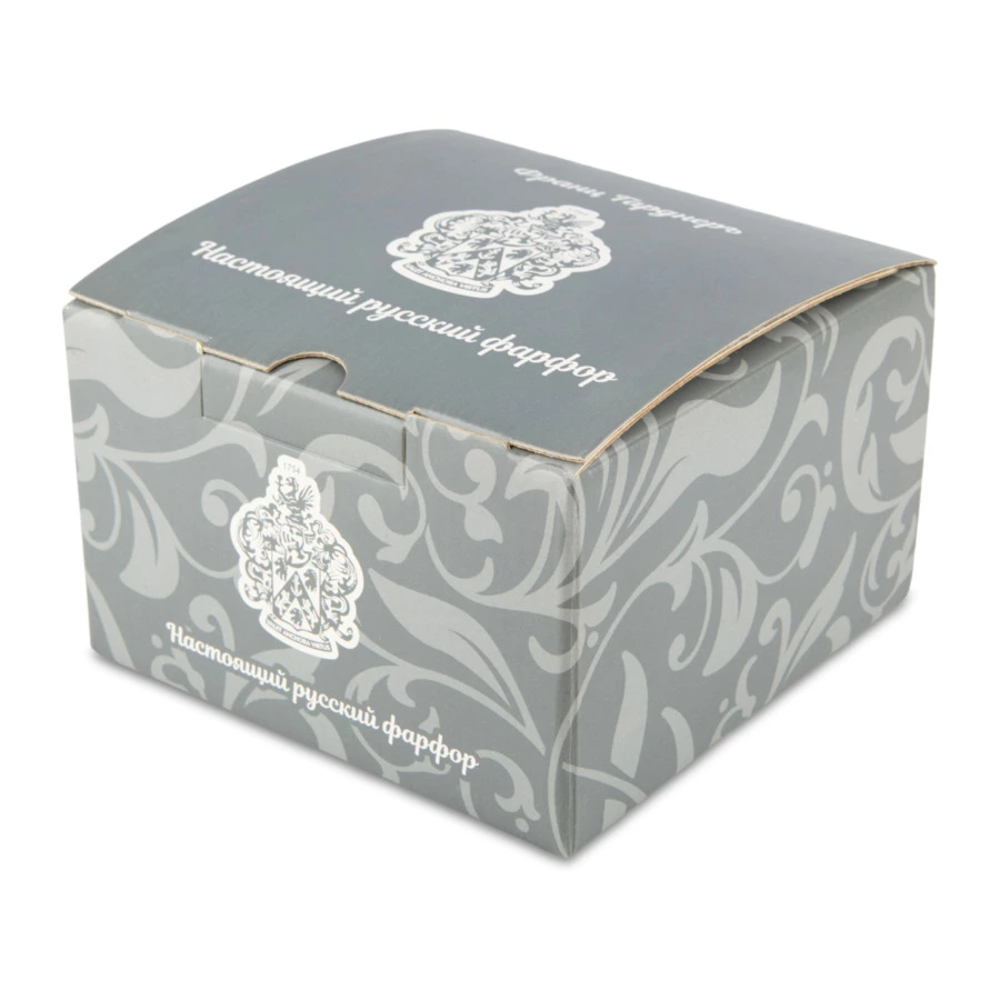 Чашка с блюдцем Промыслы Вербилок Кузнецовская, фарфор твердый