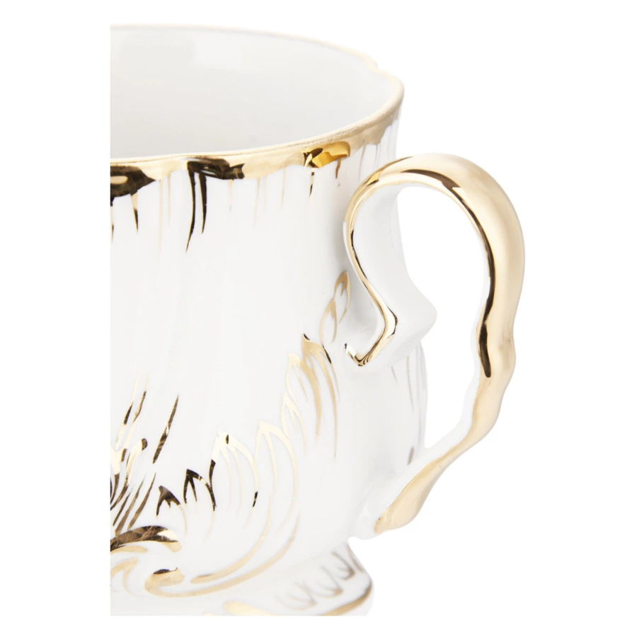 Чашка с блюдцем Промыслы Вербилок Кузнецовская, фарфор твердый