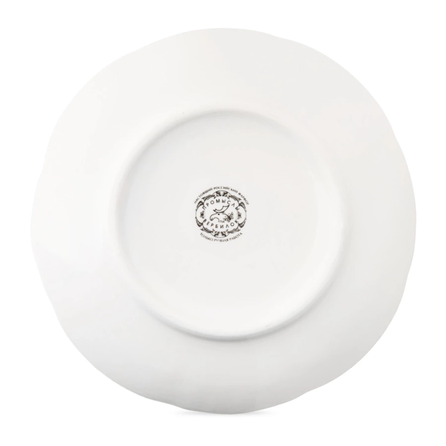 Чашка с блюдцем Промыслы Вербилок Кузнецовская, фарфор твердый