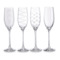 Бокал для шампанского Mikasa Cheers 400 мл, хрустальное стекло, спираль