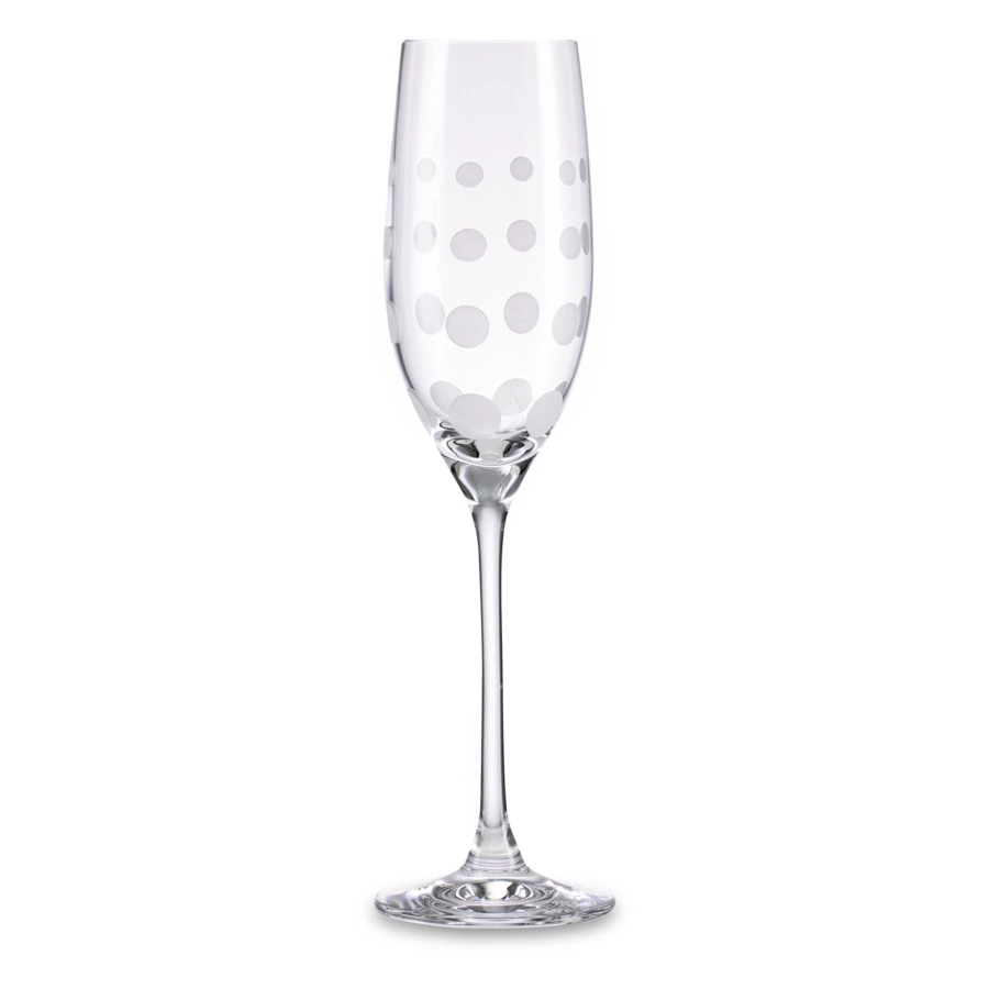 Бокал для шампанского Mikasa Cheers 400 мл, хрустальное стекло, круги