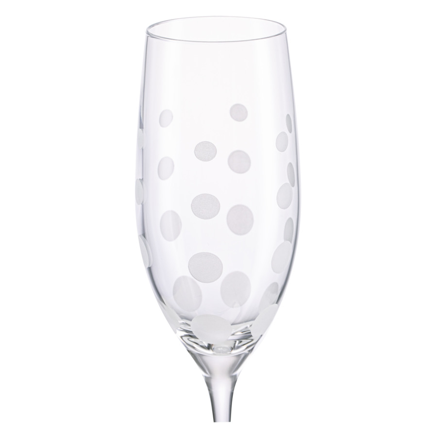 Бокал для шампанского Mikasa Cheers 400 мл, хрустальное стекло, круги